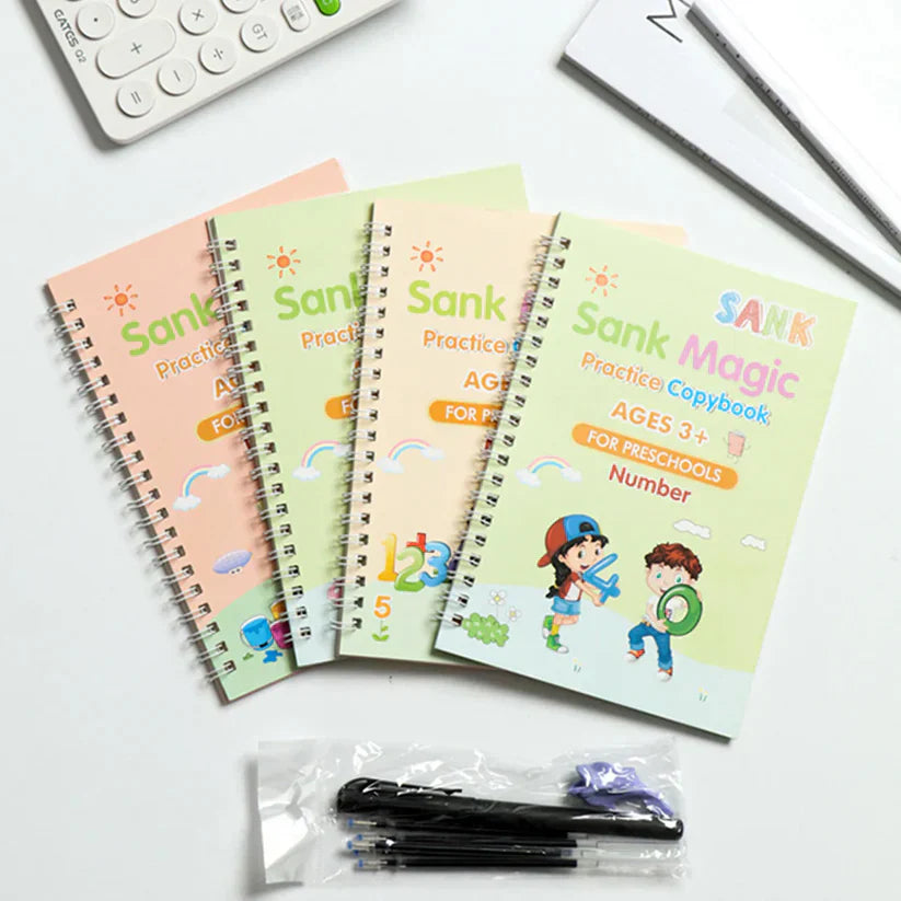 Reusable Kids Learning Deal (Sank Magic Book + Water Magic Book)