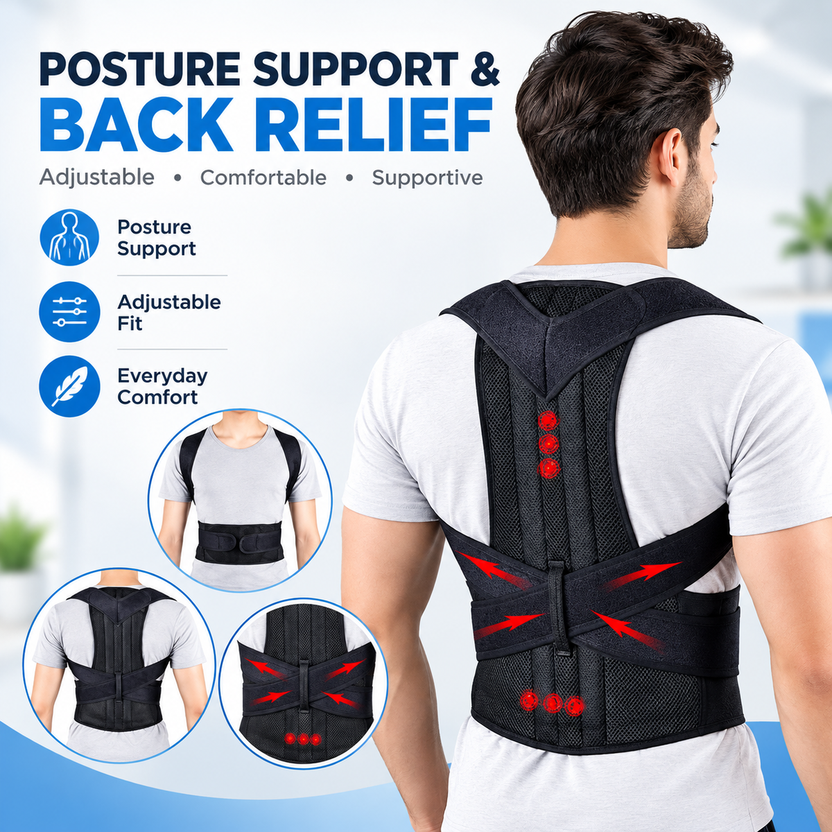 Posture Support &amp; Back Support Brace