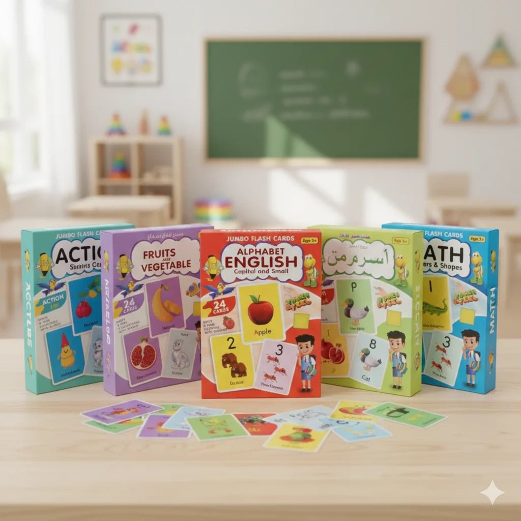 3D flash cards for kids (Bundle) Pack of 5 - DAILY DEALS