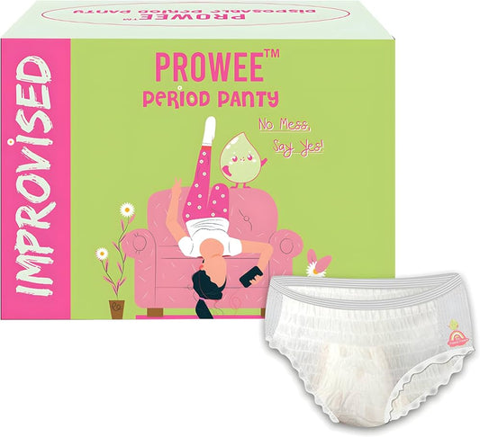 Pack of 10 Ezi-Pants Sanitary Pants - Protection upto 12 hours