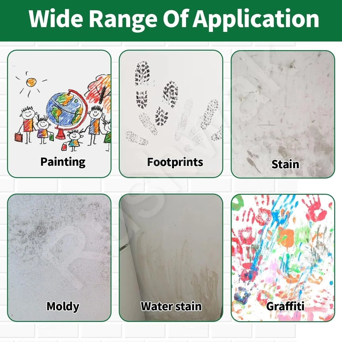 Repair Wall Paint with Small Roller Brush