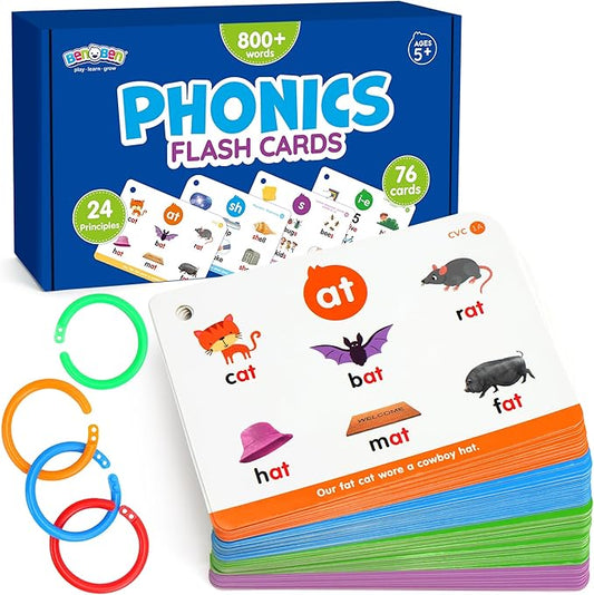 Reuseable Read & Master 67 Phonics Flash Cards