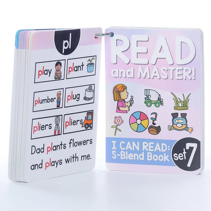 Reuseable Read & Master 67 Phonics Flash Cards - FREE DELIVERY