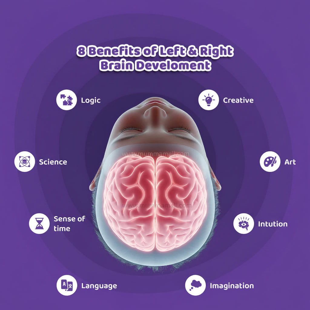 Left & Right Brain Activity cards – Build Focus, Creativity & Hand Coordination for Kids