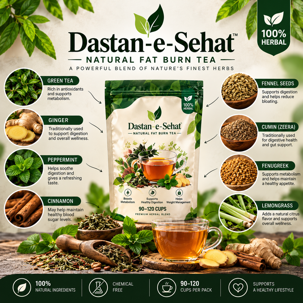 Dastan-e-Sehat Herbal Tea – Stock Clearance