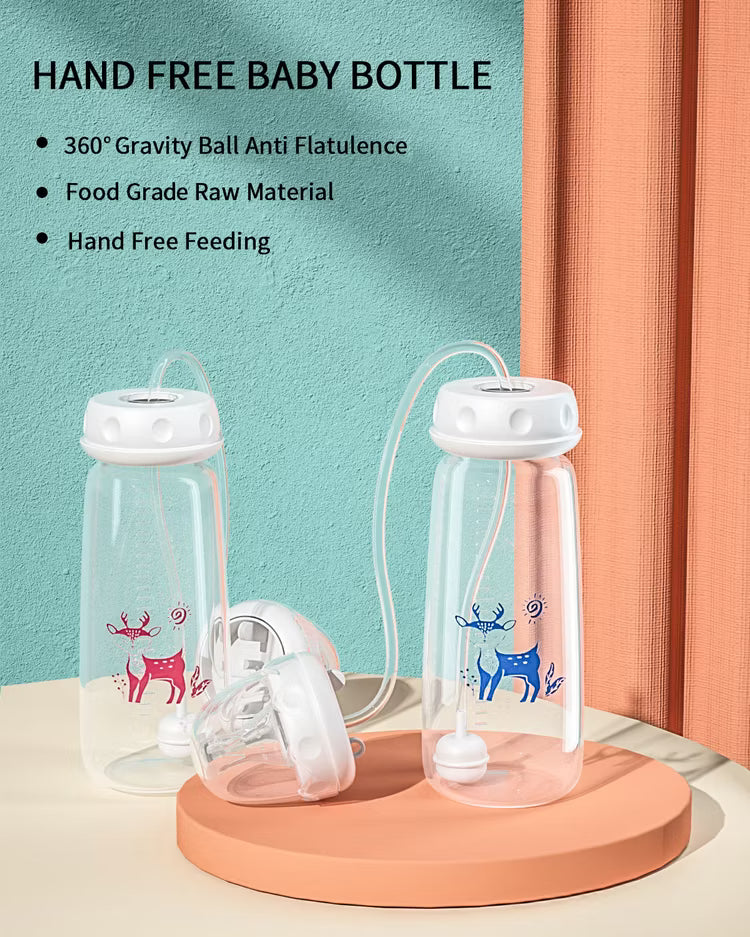 Premium Anti-Colic Hands Free Feeder 240ml - Big size