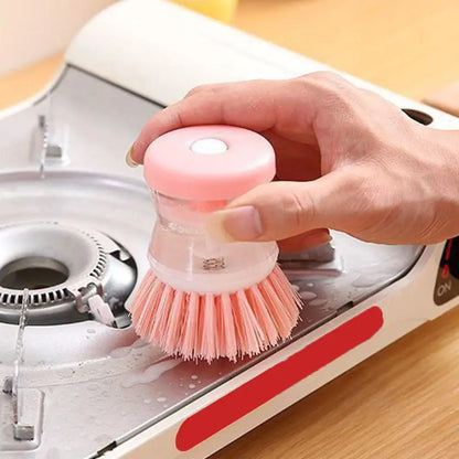 Self Dispensing Cleaning Brush Dish Brush Liquid Soap Plastic Dish Cleaning Brush Home Cleaning