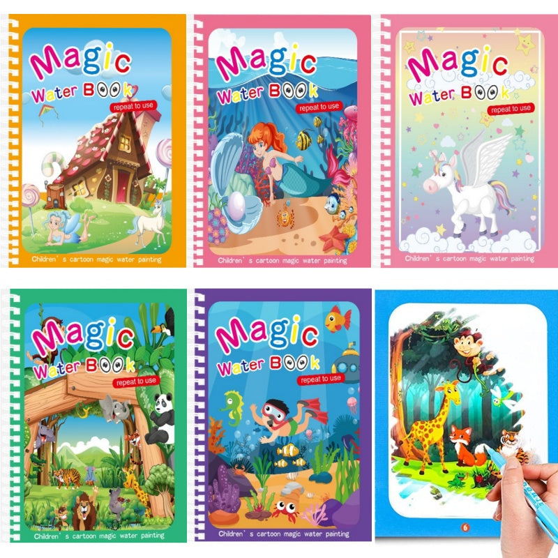 REUSABLE MAGIC WATER BOOK-(small)