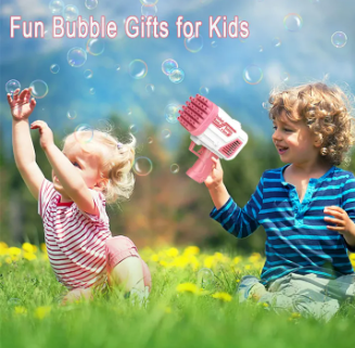 Automatic Bazooka Bubble Gun - DAILY DEALS