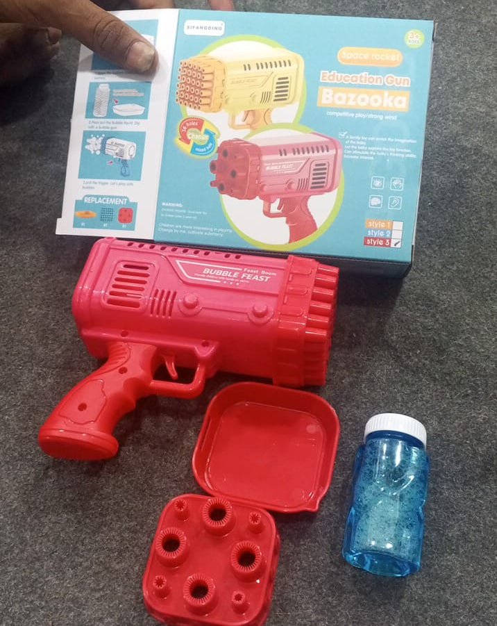 Automatic Bazooka Bubble Gun - DAILY DEALS