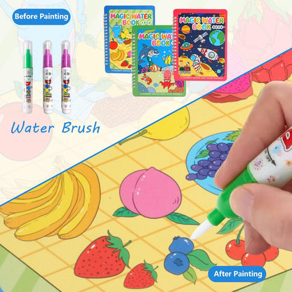 BUY 1 GET 1 FREE Reusable™️ 8 pages Magic Water Painting & Drawing Board Book + Doodle pen - DAILY DEALS