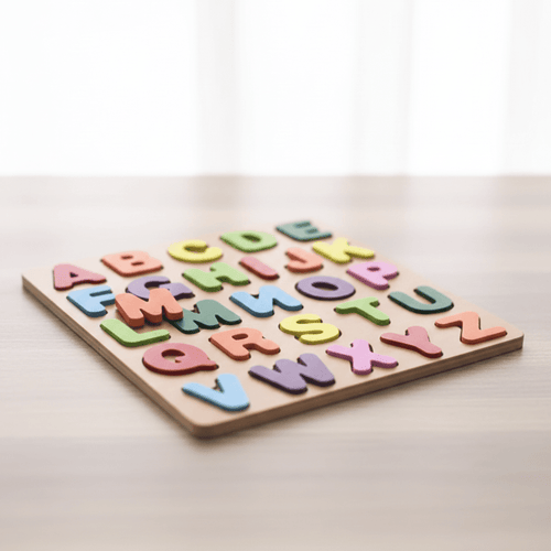 Colorful Wooden ABC Alphabet Learning Board for Kids - DAILY DEALS