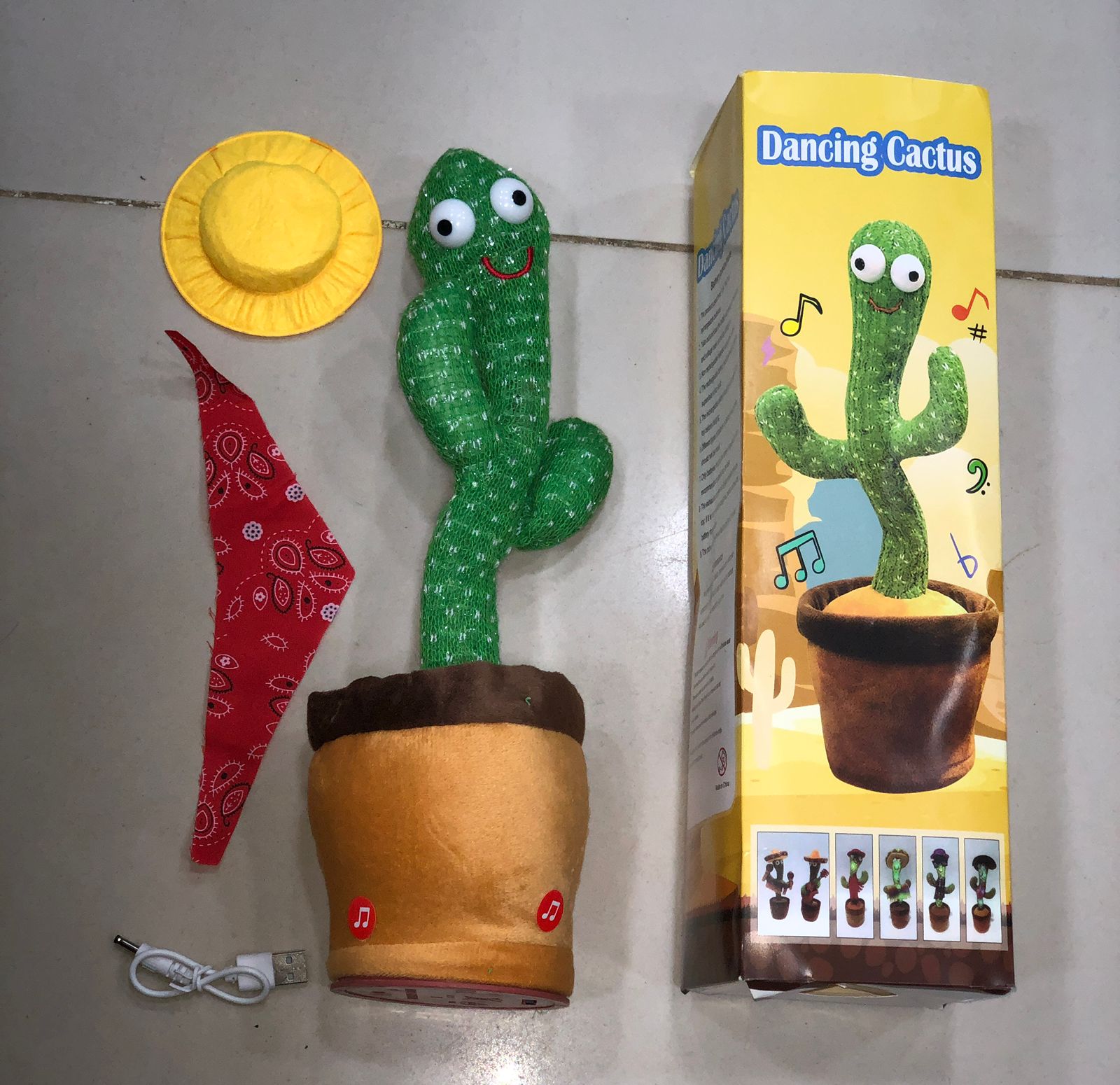 Dancing Cactus Plush – Singing, Talking & Recording Toy - DAILY DEALS