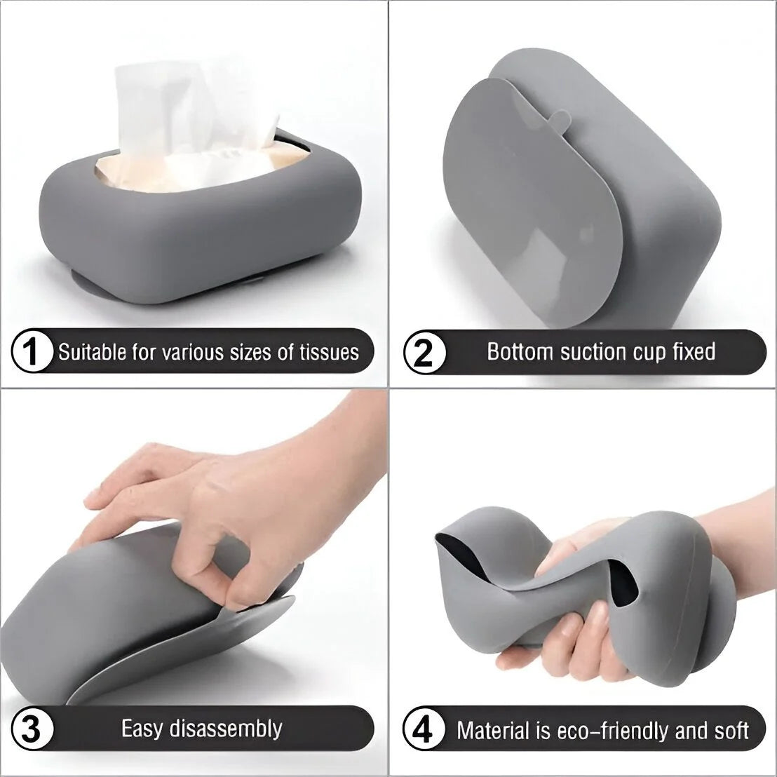 Silicone Tissue Box Holder