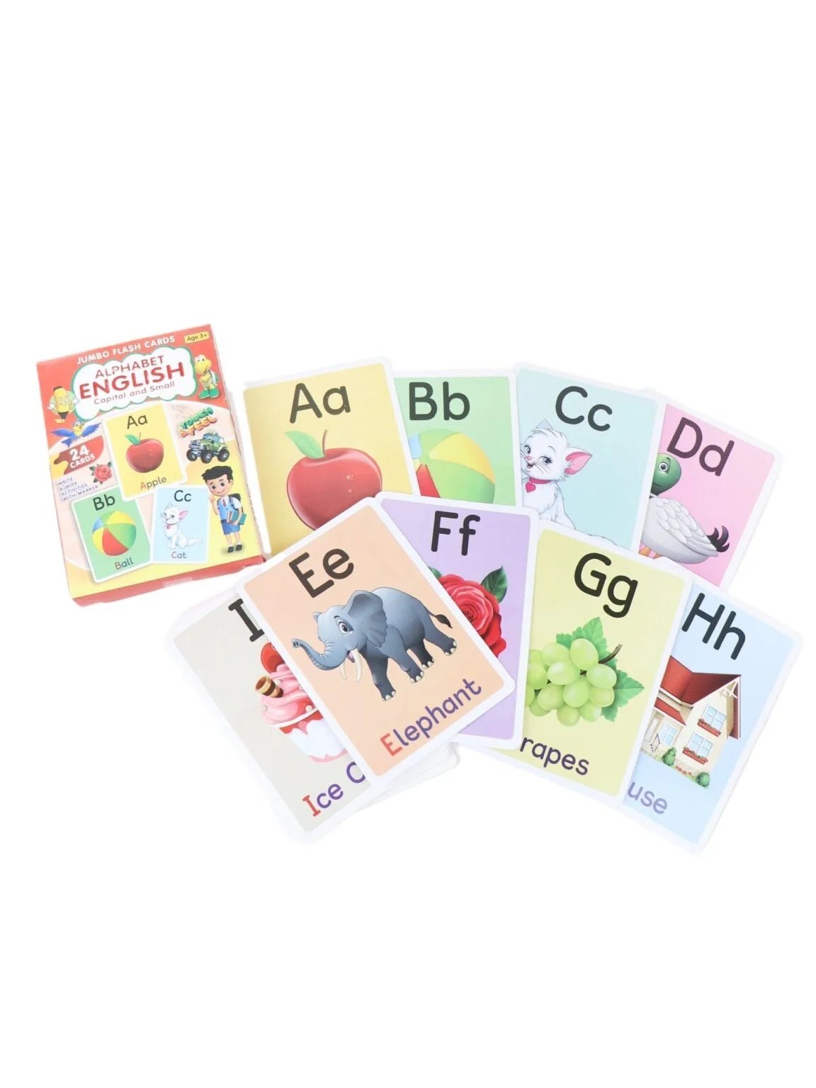 English Alphabets Jumbo Flash Cards - DAILY DEALS