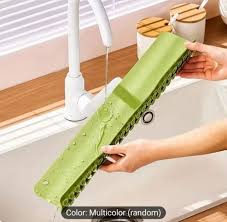 Kitchen Sink Water Splash Guard Blocking Plate Durable Strong Adhesion Easy To Use Compact Practical Choice For Preventing Splashing While Washing