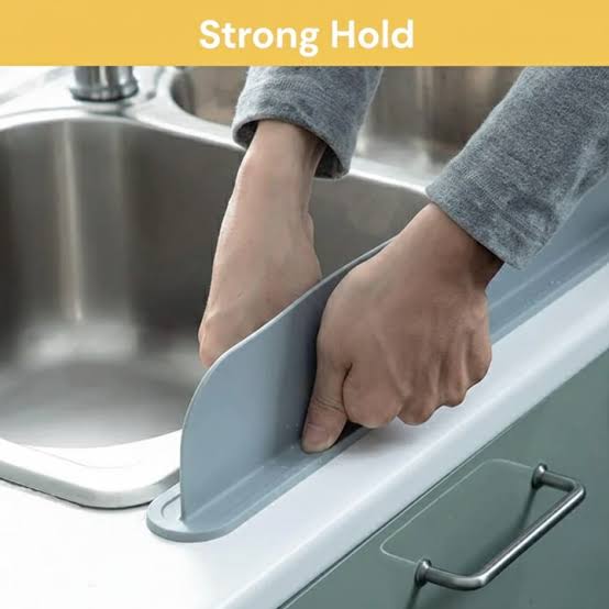 Kitchen Sink Water Splash Guard Blocking Plate Durable Strong Adhesion Easy To Use Compact Practical Choice For Preventing Splashing While Washing