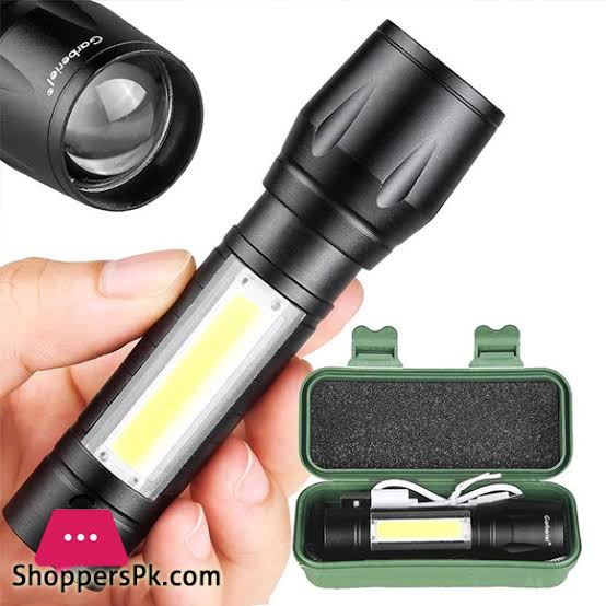 USB Rechargeable LED Flashlight –