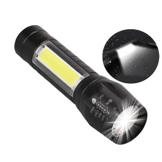 USB Rechargeable LED Flashlight –