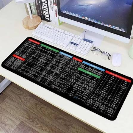 Large Shortcut Keyboard Mouse Pad!