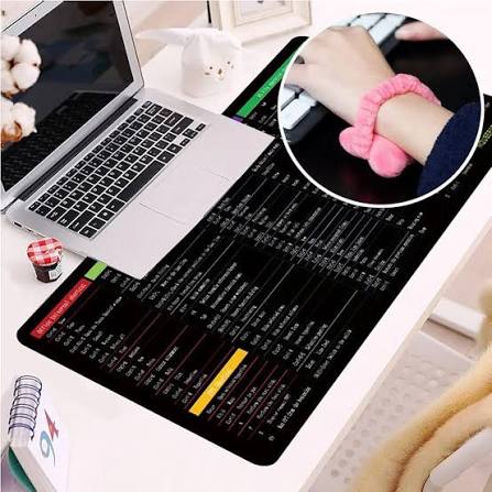 Large Shortcut Keyboard Mouse Pad!