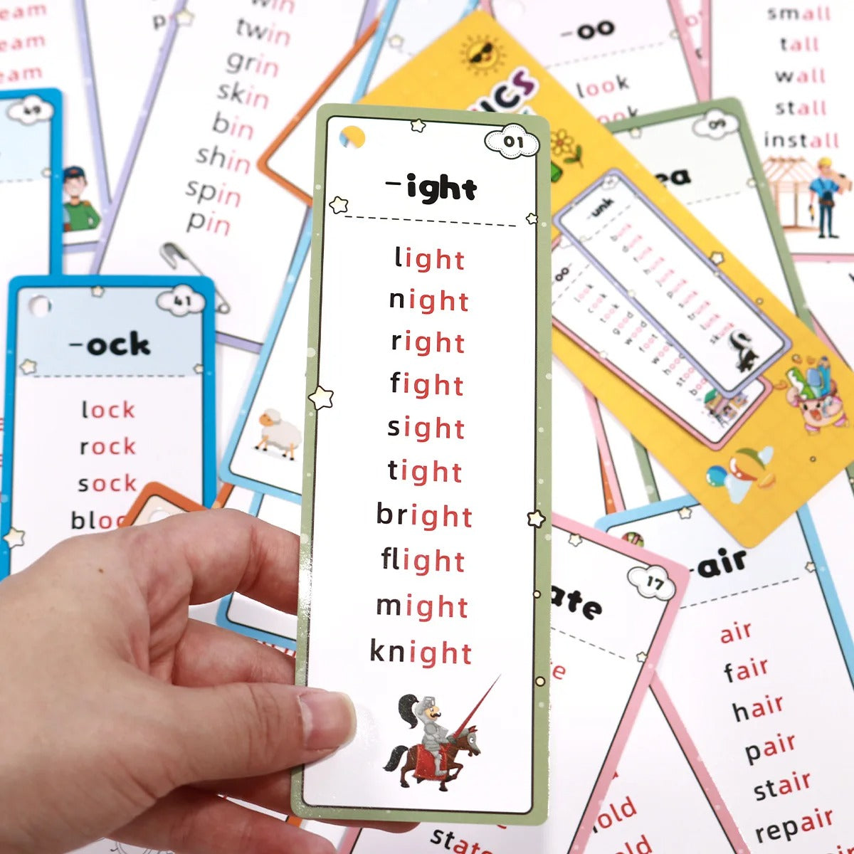 600+ Words Phonics Flash Cards Set-Help Kids Read Confidently