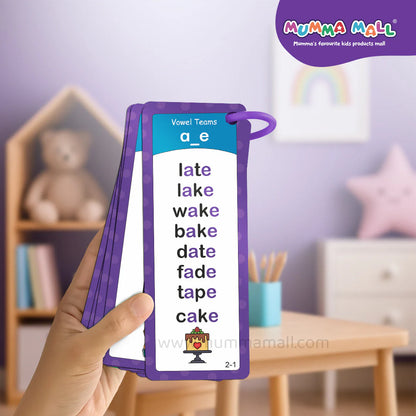 Reuseable 67 Phonics Flash Cards - Help Kids Read Confidently 🚀