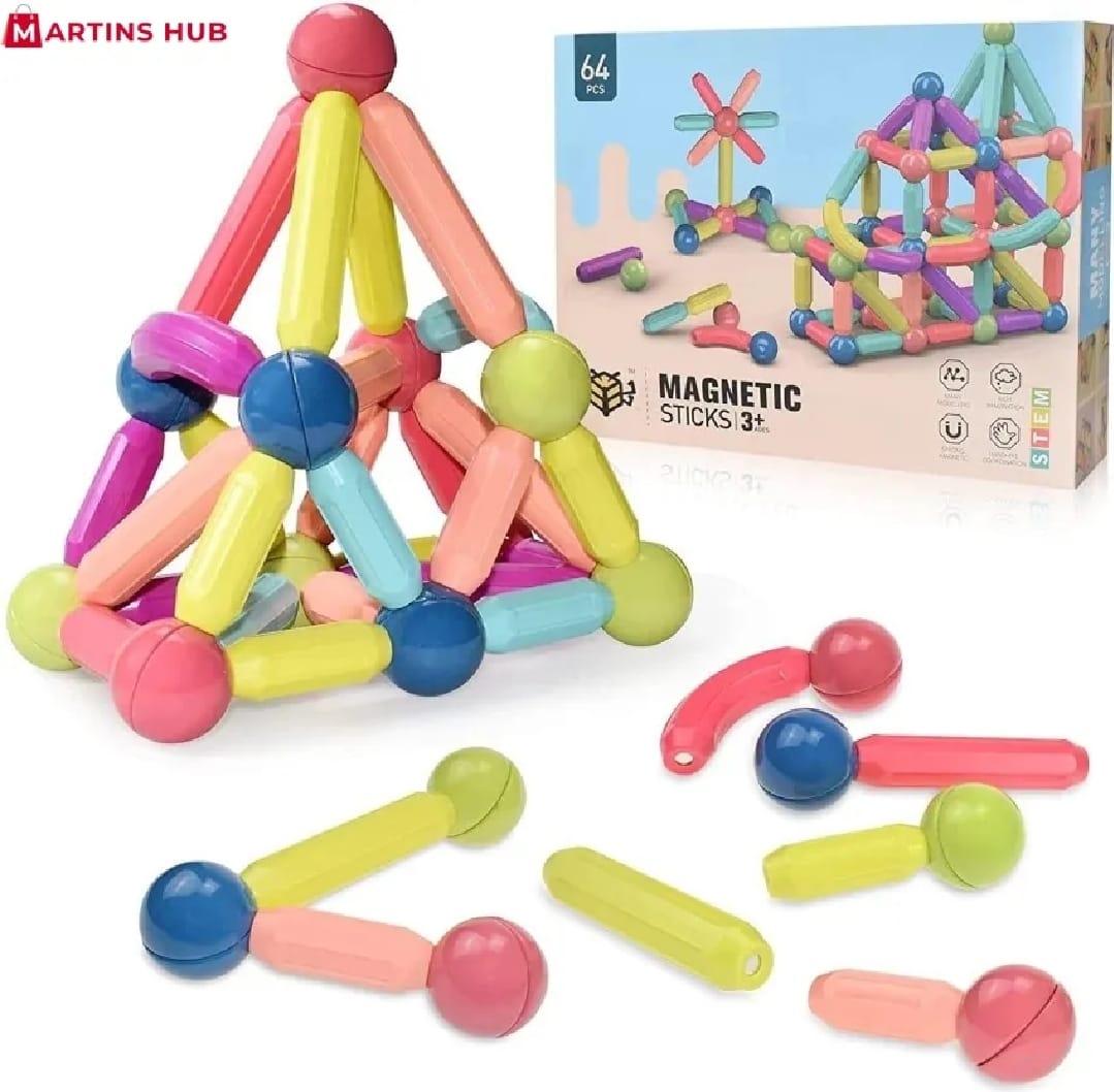 Magnetic STEM Building Blocks | 36 PCS Kids Learning Toy - DAILY DEALS