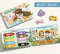 Montessori Busy Book for Toddlers – 12 Theme Learning Toy - DAILY DEALS