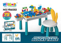 Multi - Functional Kids Building Blocks Table & Chair Set - DAILY DEALS