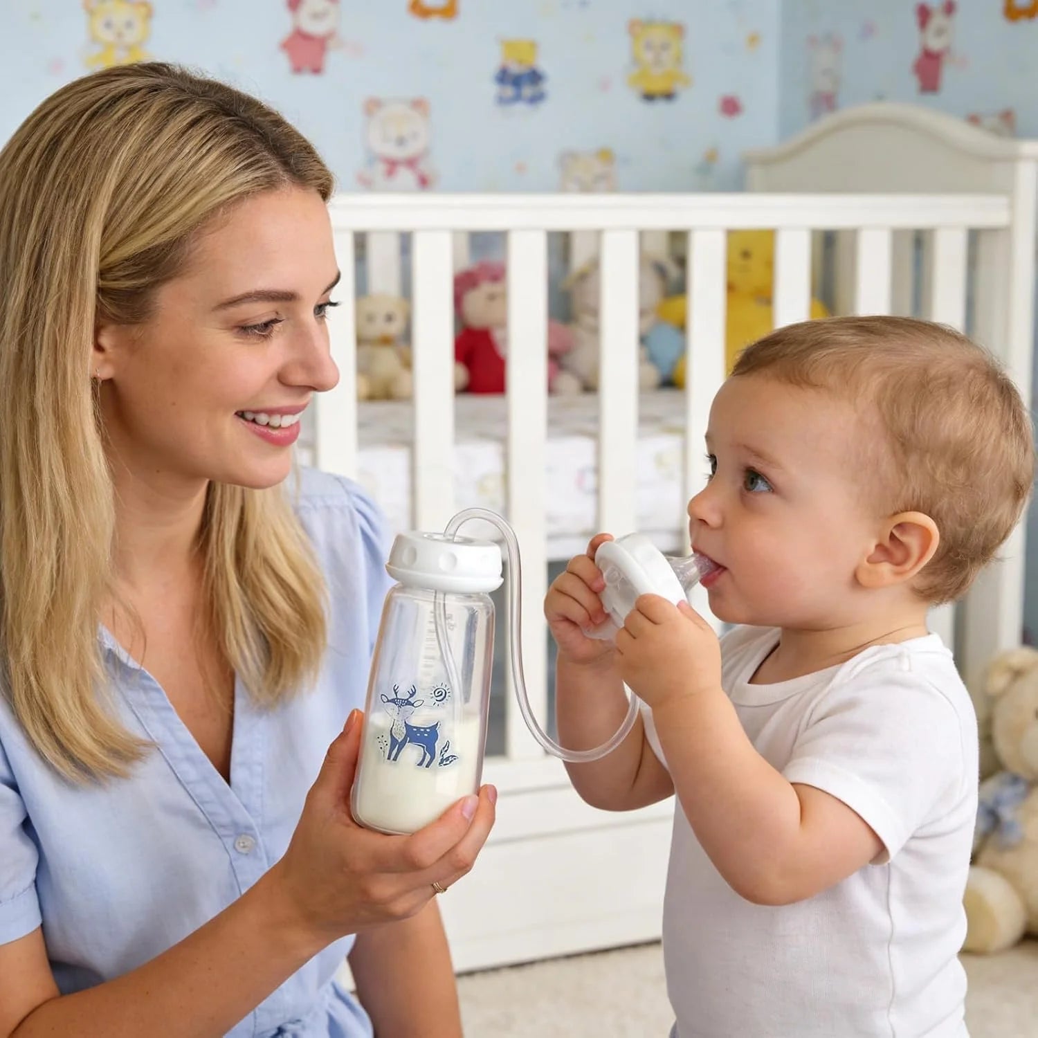 Premium Anti-Colic Hands Free Feeder 240ml - DAILY DEALS
