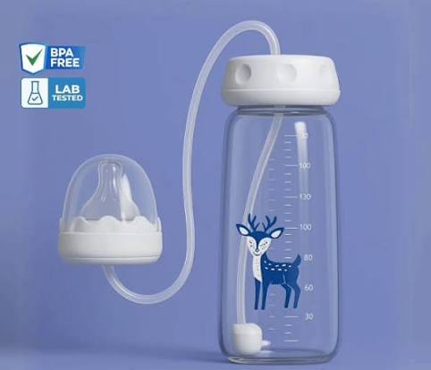 Premium Anti-Colic Hands Free Feeder 240ml - DAILY DEALS