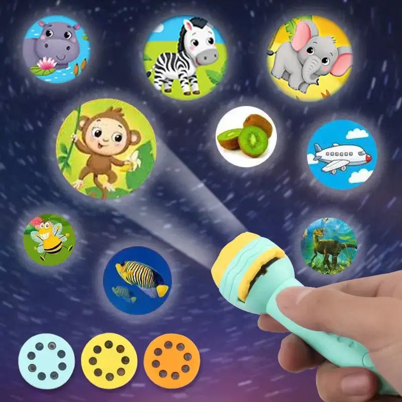 Projection Flashlight for Kids (3 Discs) - DAILY DEALS