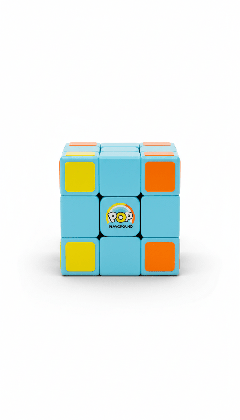 Puzzle Cube in Sky Blue - DAILY DEALS