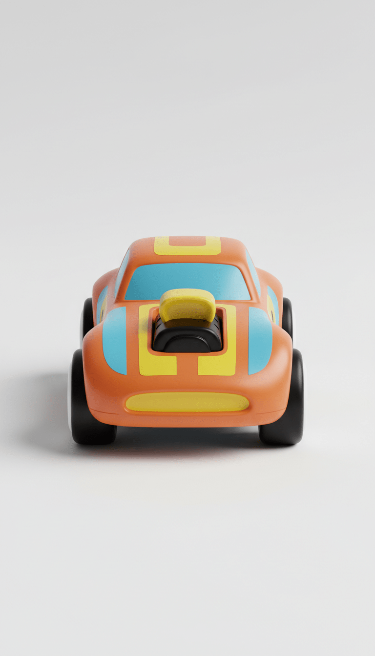 Race Car with Tangerine Pop - DAILY DEALS