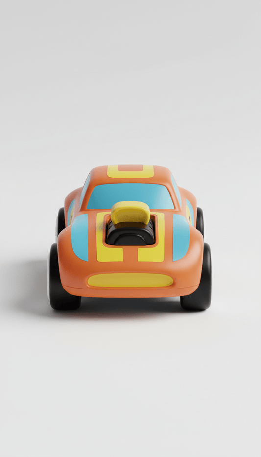 Race Car with Tangerine Pop - DAILY DEALS
