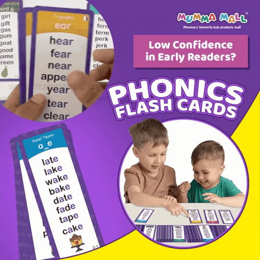 Reuseable 67 Phonics Flash Cards - Help Kids Read Confidently 🚀