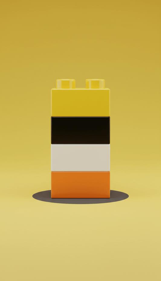 Stacking Blocks in Bold Yellow - DAILY DEALS