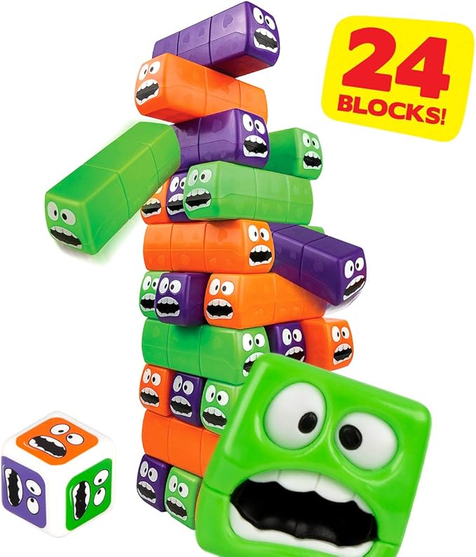Wobbly Worms Balance Tower – Kids Stacking Game - DAILY DEALS