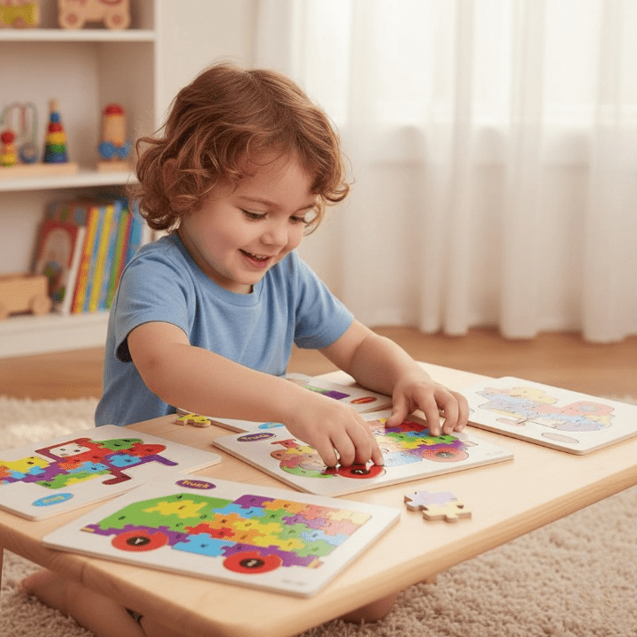 Wooden Alphabet Learning Puzzle Board – Kids Educational Toy - DAILY DEALS