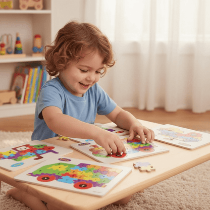 Wooden Alphabet Learning Puzzle Board – Kids Educational Toy - DAILY DEALS